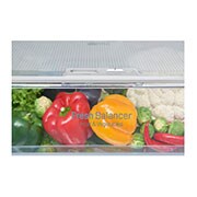 LG Frigorifero Combinato  Maniglie integrate Display interno LED finitura Inox Saffiano, GBB59SAPFS