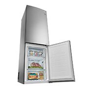 LG Frigorifero Combinato  Maniglie integrate Display interno LED finitura Inox Saffiano, GBB59SAPFS