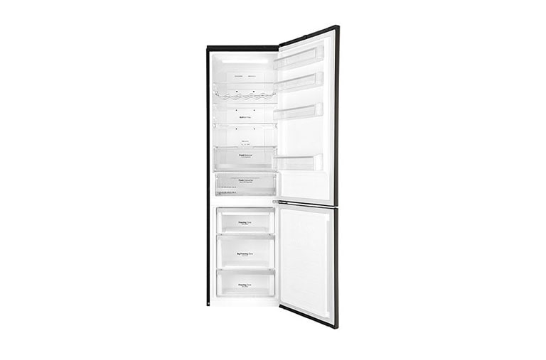 LG Frigorifero Combinato 10% Maniglie integrate Display esterno LED, GBB60BLFXS