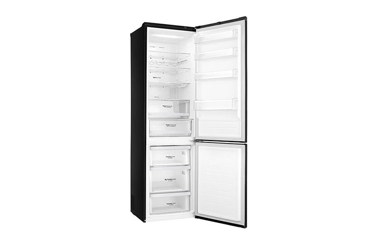 LG Frigorifero Combinato 10% Maniglie integrate Display esterno LED, GBB60BLFXS