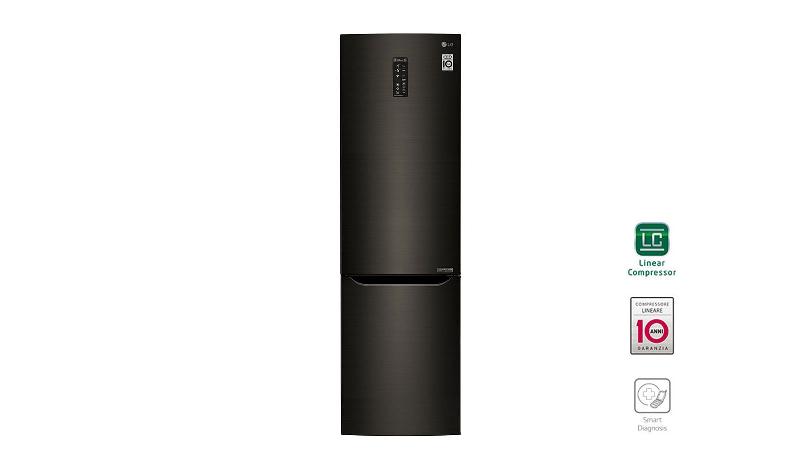 LG Ψυγειοκαταψύκτης GBB60NSYQE Total No Frost A+++ (-20%)