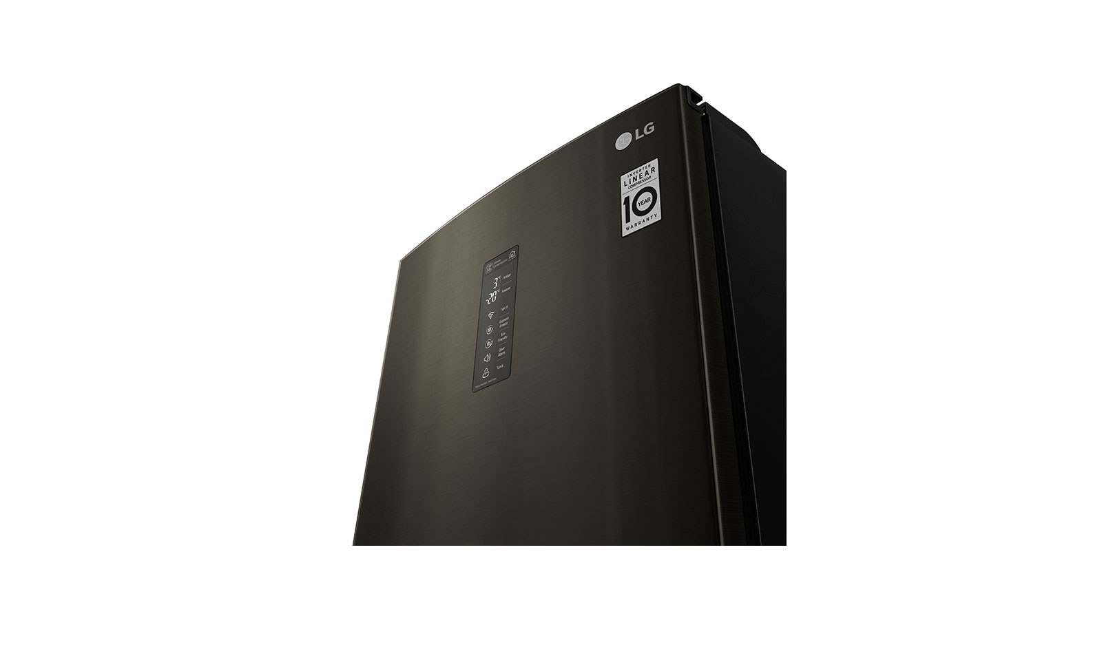 LG Frigorifero Combinato 10% Maniglie integrate Display esterno LED, GBB60BLFXS