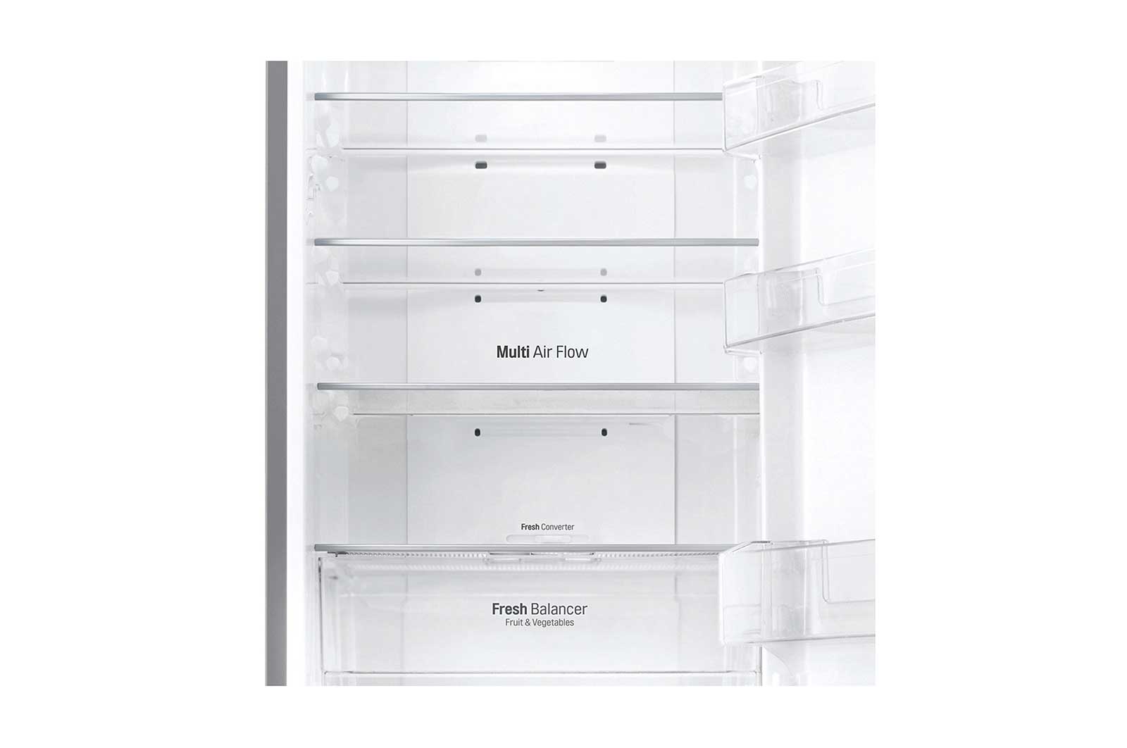 LG Frigorifero Combinato  Maniglie integrate Display esterno LED, GBB60DSMFS