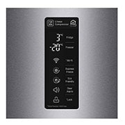 LG Frigorifero Combinato  Maniglie integrate Display esterno LED, GBB60DSMFS