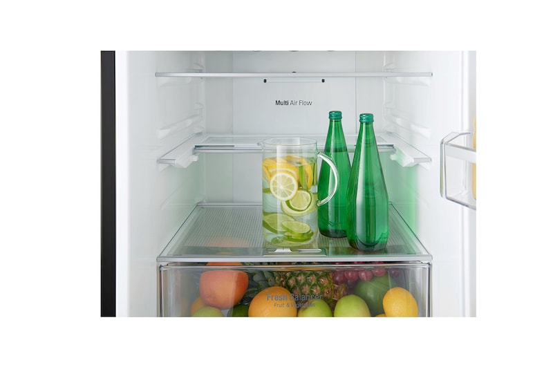 LG Frigorifero Combinato 10% Maniglie integrate Display esterno LED, GBB60MCYXS