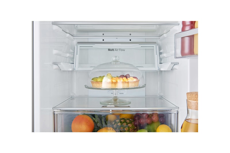 LG Frigorifero Combinato 10% Maniglie attive Display esterno LED, GBB60NSYXE