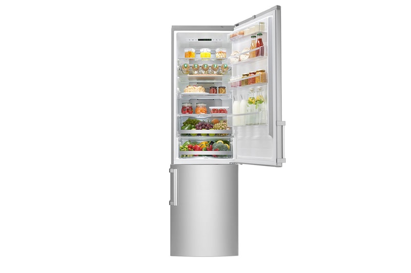 LG Frigorifero Combinato Centum System™  -30% Maniglie attive Display interno LED, GBB60NSZHE