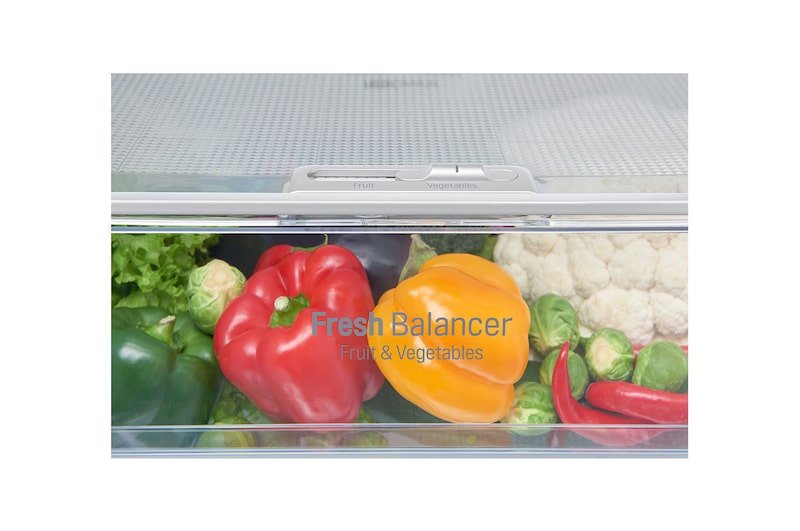 LG Frigorifero Combinato Maniglie integrate Display interno LED, GBB60PZEFS2