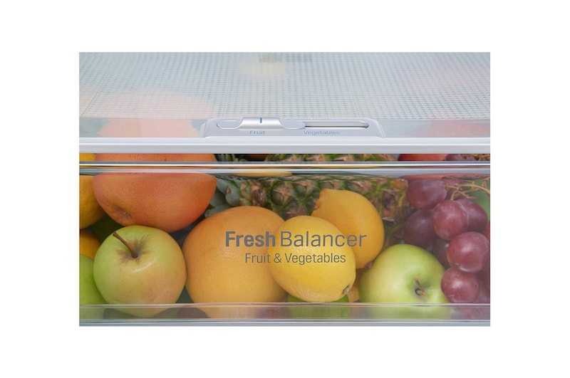 LG Frigorifero Combinato Maniglie integrate Display interno LED, GBB60PZEFS2