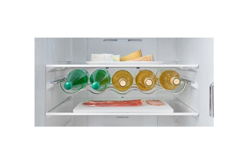 LG Frigorifero Combinato Maniglie integrate Display interno LED, GBB60PZEFS