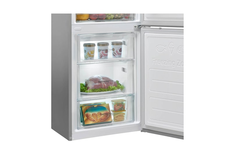 LG Frigorifero Combinato Maniglie integrate Display interno LED, GBB60PZEFS