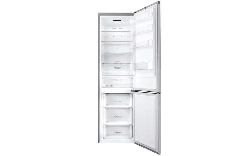 LG Frigorifero Combinato -10% Maniglie integrate Display interno LED finitura Inox Saffiano, GBB60SAPXS