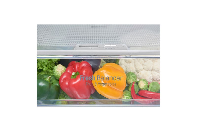 LG Frigorifero Combinato -10% Maniglie integrate Display interno LED finitura Inox Saffiano, GBB60SAPXS