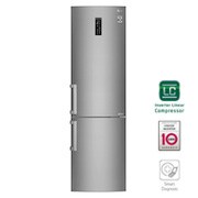 LG Frigorifero Combinato  -10% Maniglie a barra attive Display esterno LED, GBB60SAYXE