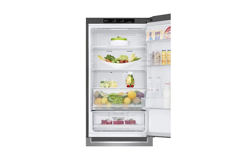 LG Frigorifero Combinato Classe energetica D Maniglie integrate Display interno LED, GBB61PZGFN