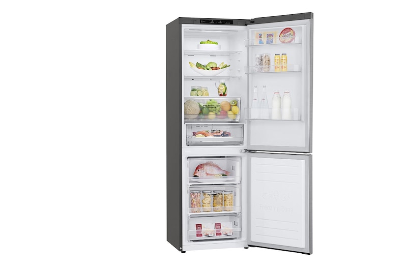 LG Frigorifero Smart Combinato Classe energetica E Maniglie integrate Display interno LED, GBB61PZJZN