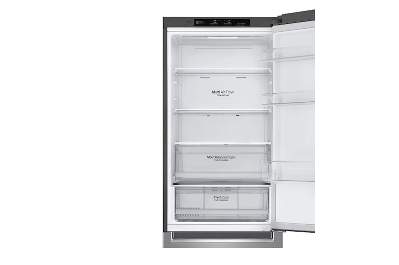 LG Frigorifero Smart Combinato Classe energetica E Maniglie integrate Display interno LED, GBB61PZJZN