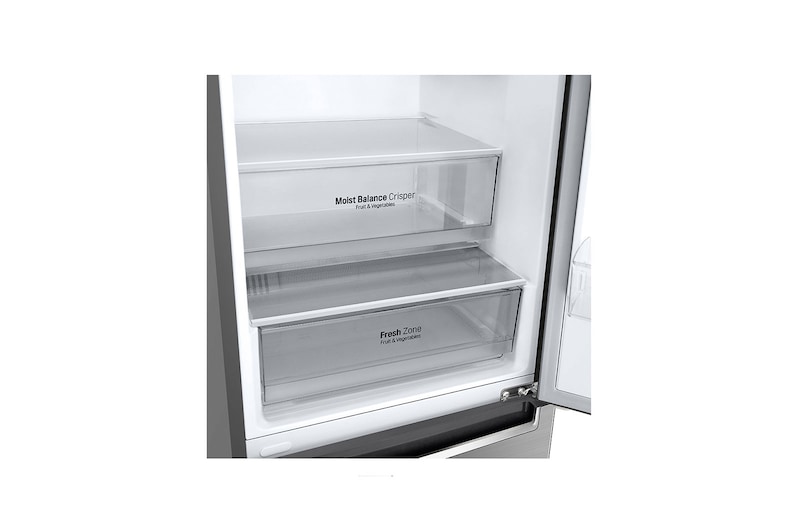 LG Frigorifero Smart Combinato Classe energetica E Maniglie integrate Display interno LED, GBB61PZJZN