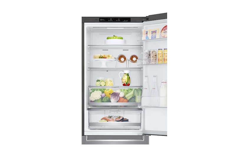 LG Frigorifero Combinato Classe energetica D Maniglie integrate Display interno LED, GBB71PZEFN