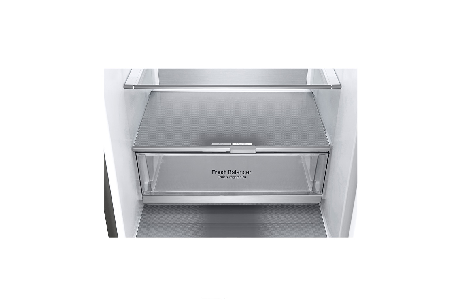 LG Frigorifero Combinato Classe energetica D Display esterno LED Metal Fresh, GBB71PZUFN