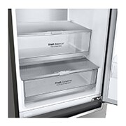 LG Frigorifero Combinato Classe energetica D Display esterno LED Metal Fresh, GBB71PZUFN