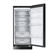 LG Frigorifero combinato | Classe D, 387L | Porte in vetro, Wi-Fi, Door&Linear Cooling, Fresh Balancer&Converter | Nero lucido, GBB72BM9DQ