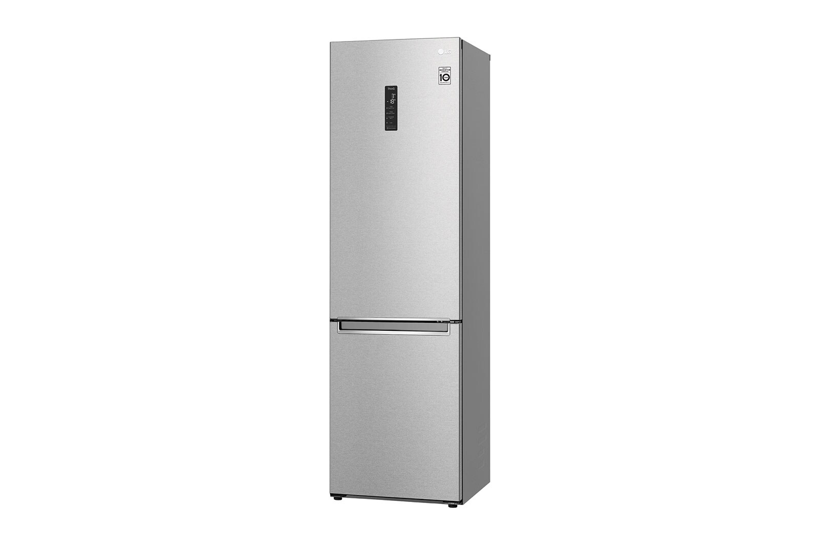 LG Frigorifero combinato | Classe D, 384L | Wi-Fi, Wine Rack, Door&Linear Cooling, Fresh Balancer&Converter, No frost | Acciaio, GBB72MBUGN