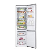 LG Frigorifero combinato | Classe D, 384L | Wi-Fi, Wine Rack, Door&Linear Cooling, Fresh Balancer&Converter, No frost | Acciaio, GBB72MBUGN