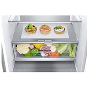 LG Frigorifero Combinato Classe energetica D Maniglie integrate Display interno LED Metal Fresh, GBB72MBVGN