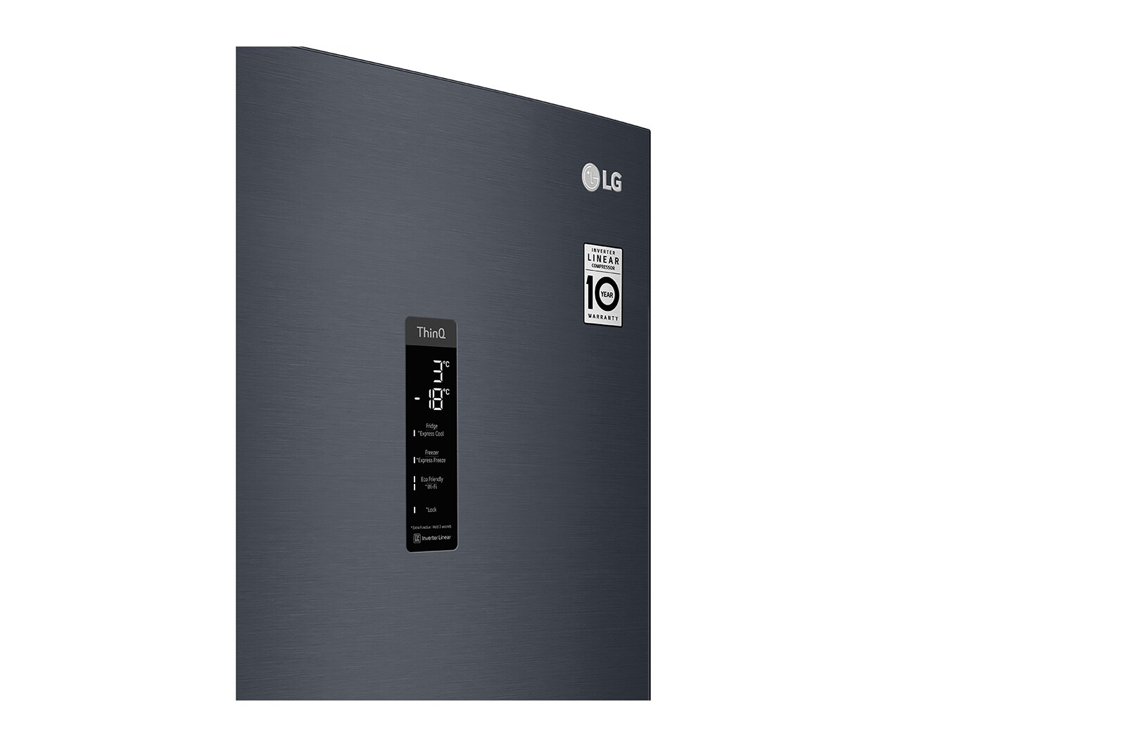 LG Frigorifero Combinato Classe energetica D Display esterno LED Metal Fresh, GBB72MCUFN