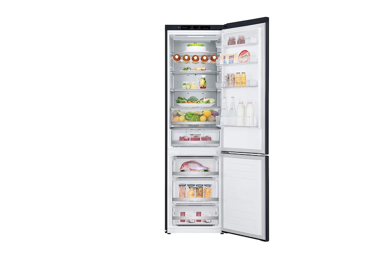 LG Frigorifero Combinato Classe energetica D Maniglie integrate Metal Fresh, GBB72MCVFN