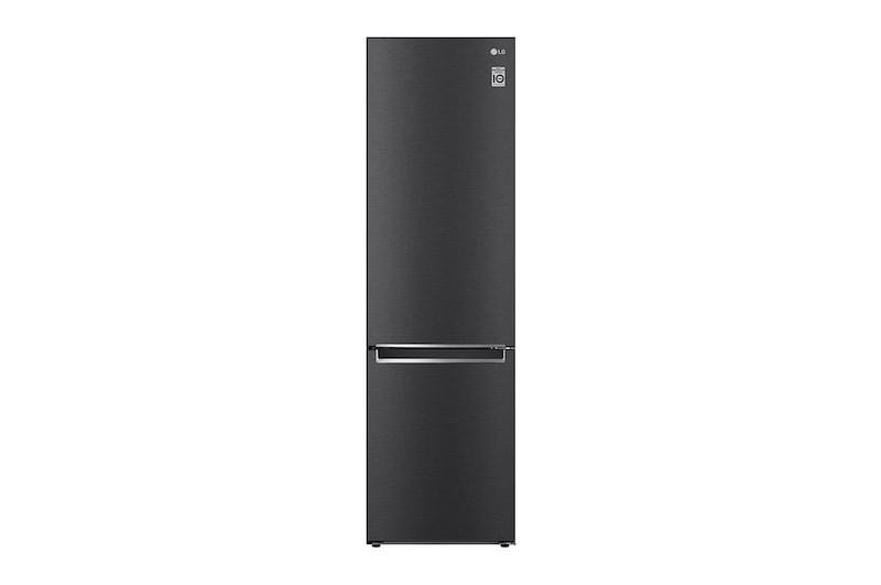 LG Frigorifero combinato | Classe D, 384L | Wine Rack, Door & Linear Cooling, Fresh Balancer & Converter, No frost | Nero, GBB72MCVGN