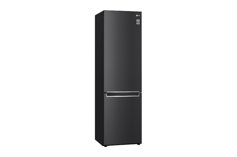 LG Frigorifero combinato | Classe D, 384L | Wine Rack, Door & Linear Cooling, Fresh Balancer & Converter, No frost | Nero, GBB72MCVGN