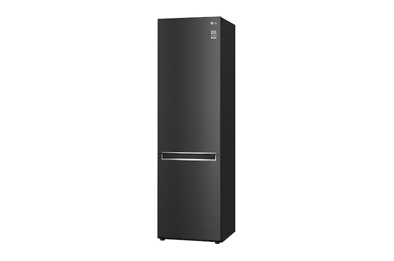 LG Frigorifero combinato | Classe D, 384L | Wine Rack, Door & Linear Cooling, Fresh Balancer & Converter, No frost | Nero, GBB72MCVGN