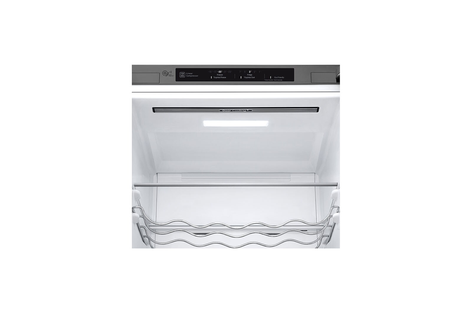 LG Frigorifero Combinato Classe energetica D Maniglie integrate Display interno LED, GBB72NSEXN