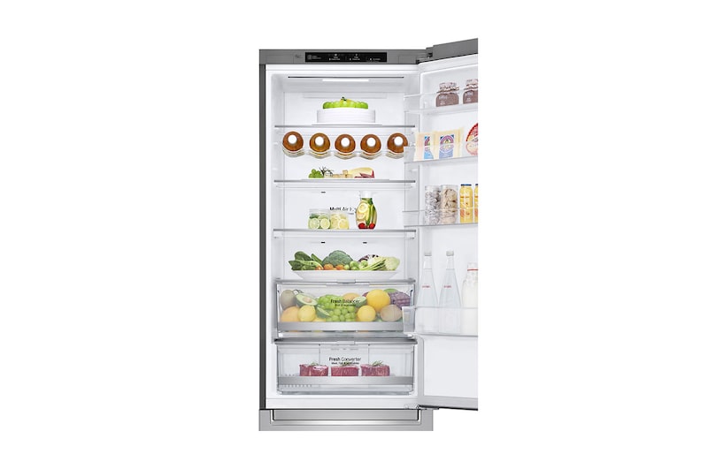 LG Frigorifero Combinato Classe energetica D Maniglie integrate Display interno LED, GBB72NSEXN