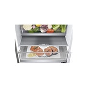 LG Frigorifero combinato | Classe C, 384L | Wi-Fi, Door & Linear Cooling, Fresh Balancer & Converter, No frost | Noble Steel, GBB72NSUCN1