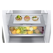 LG Frigorifero combinato | Classe D, 384L | Wi-Fi, Door & Linear Cooling, Fresh Balancer & Converter, No frost | Noble Steel, GBB72NSUGN