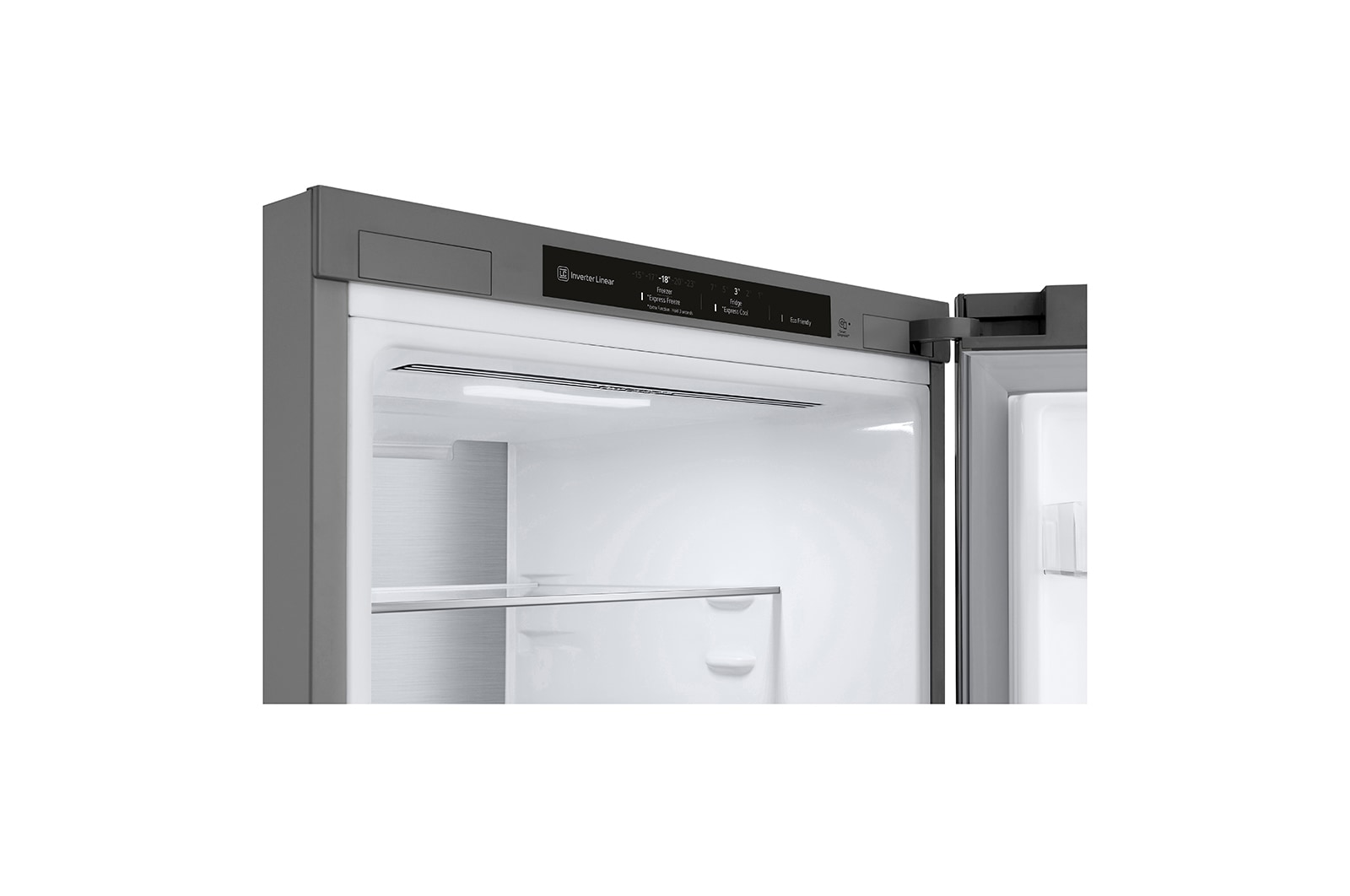 LG Frigorifero combinato | Classe C, 384L | Wine Rack, Door & Linear Cooling, Fresh Balancer & Converter, No frost | Noble Steel, GBB72NSVCN1