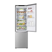 LG Frigorifero combinato | Classe C, 384L | Wine Rack, Door & Linear Cooling, Fresh Balancer & Converter, No frost | Noble Steel, GBB72NSVCN1
