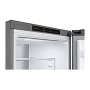 LG Frigorifero combinato | Classe C, 384L | Wine Rack, Door & Linear Cooling, Fresh Balancer & Converter, No frost | Noble Steel, GBB72NSVCN1