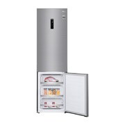 LG Frigorifero Smart Combinato Classe energetica D Maniglie integrate Display esterno LED, GBB72PZUFN