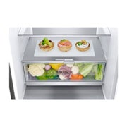 LG Frigorifero Smart Combinato Classe energetica D Maniglie integrate Display esterno LED, GBB72PZUFN