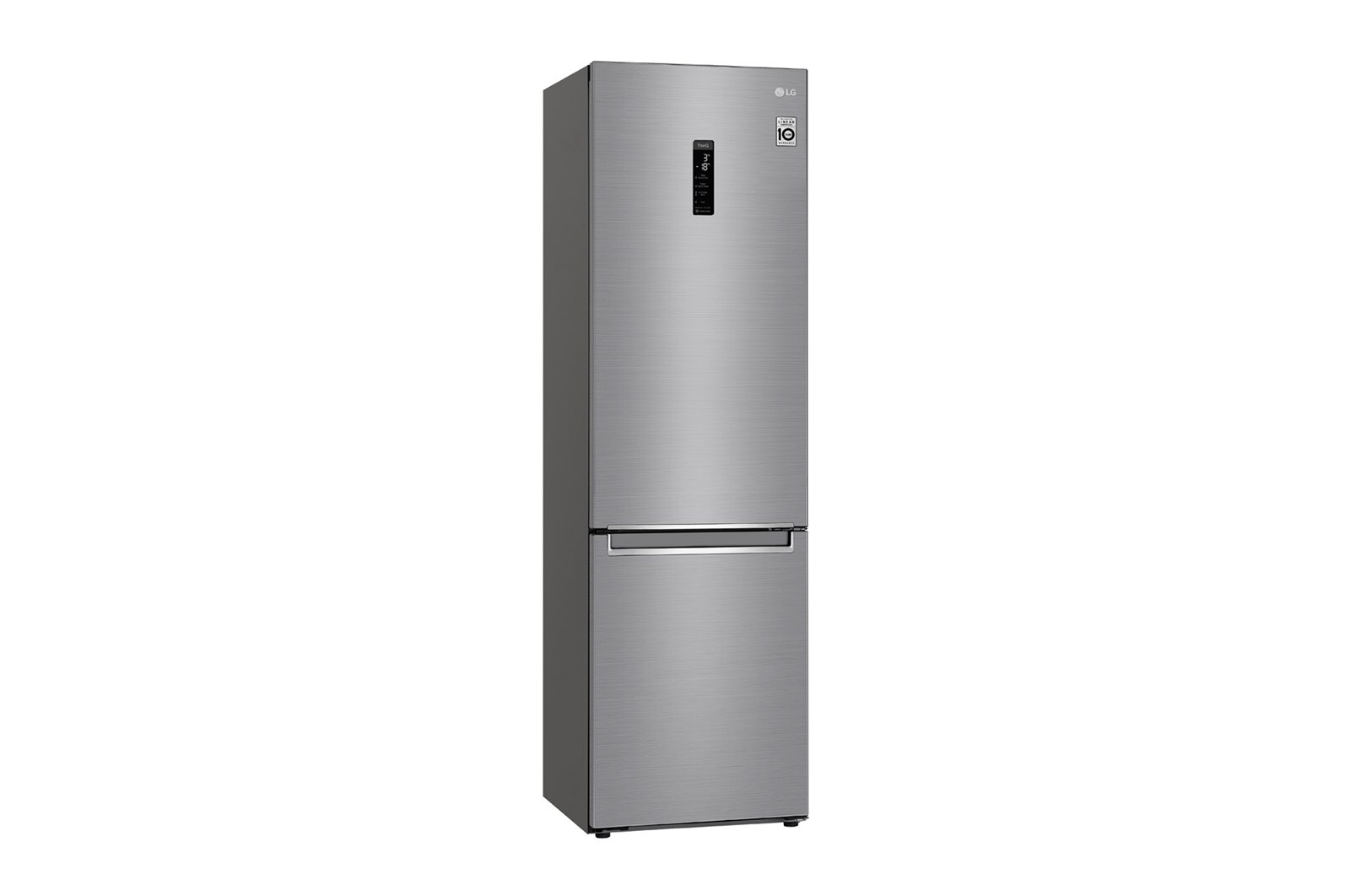 LG Frigorifero Smart Combinato Classe energetica D Maniglie integrate Display esterno LED, GBB72PZUFN