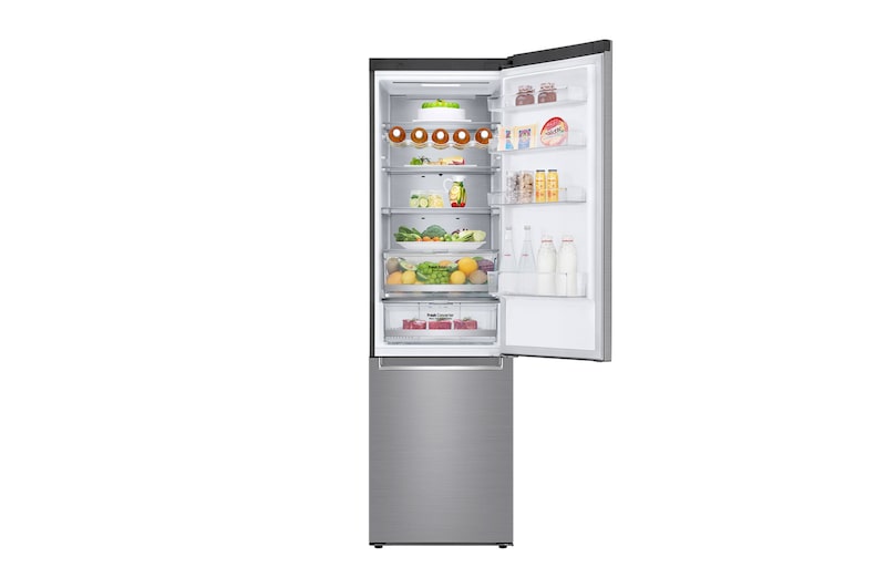 LG Frigorifero Smart Combinato Classe energetica D Maniglie integrate Display esterno LED, GBB72PZUFN