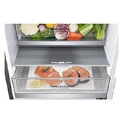 LG Frigorifero combinato | Classe C, 384L | Wine Rack, Door & Linear Cooling, Fresh Balancer & Converter, No frost | Inox, GBB72PZVCN