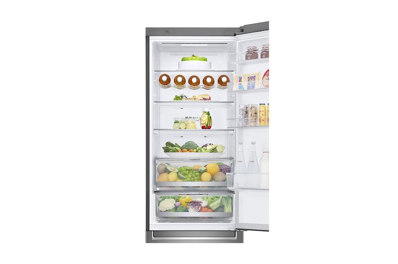 LG Frigorifero Smart Combinato Classe energetica D Maniglie integrate Display esterno LED, GBB72SADXN