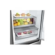 LG Frigorifero Combinato Maniglie integrate Display interno LED, GBB72SAECN