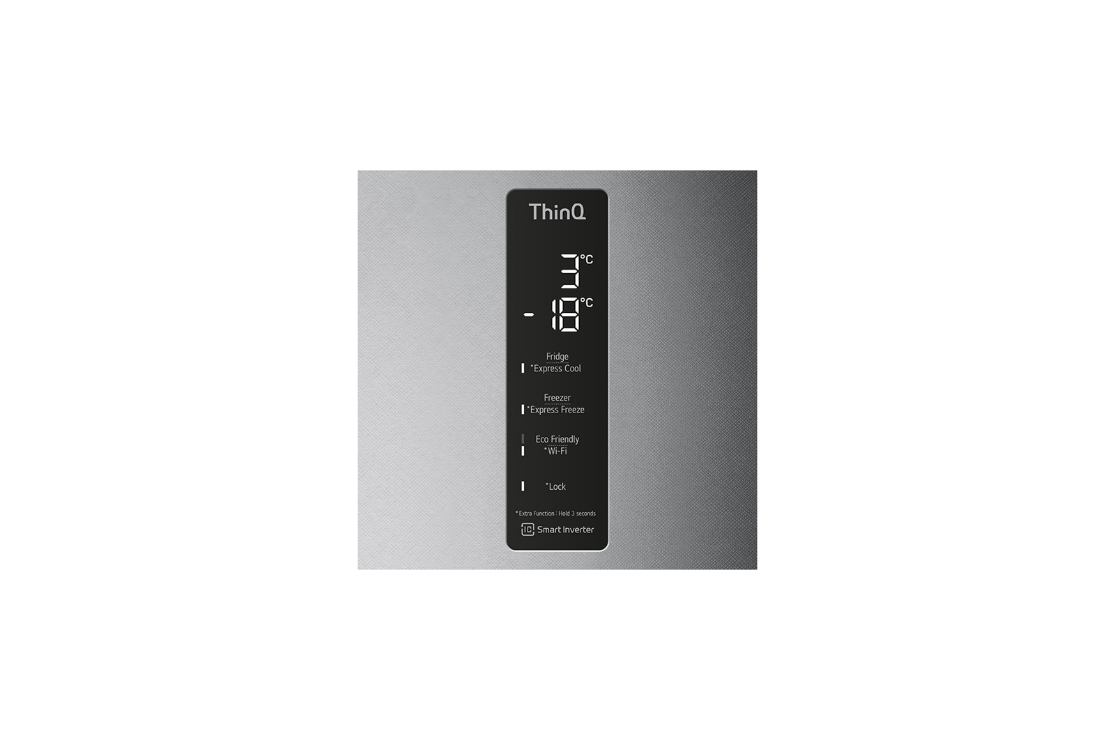 LG Frigorifero combinato | Classe C, 384L | Wi-Fi, Door&Linear Cooling, Fresh Balancer&Converter, No frost | Inox Saffiano, GBB72SAUCN1