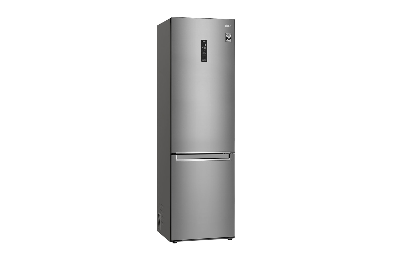 LG Frigorifero combinato | Classe C, 384L | Wi-Fi, Door&Linear Cooling, Fresh Balancer&Converter, No frost | Inox Saffiano, GBB72SAUCN1
